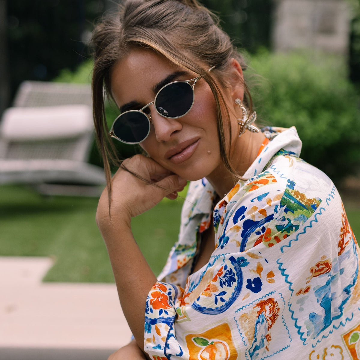 LIMONCELLO - GOLD + GREY SUNGLASSES