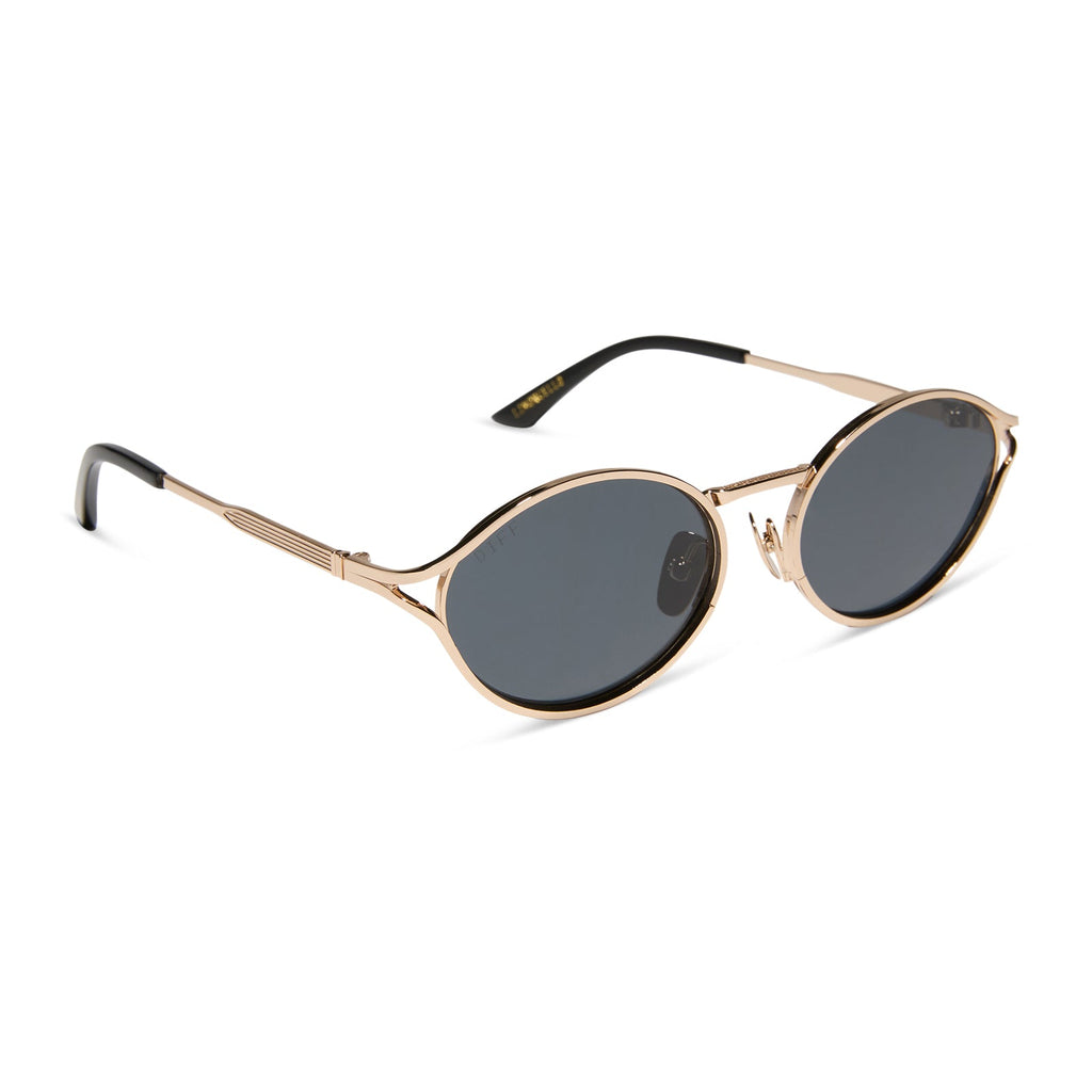 LIMONCELLO - GOLD + GREY SUNGLASSES